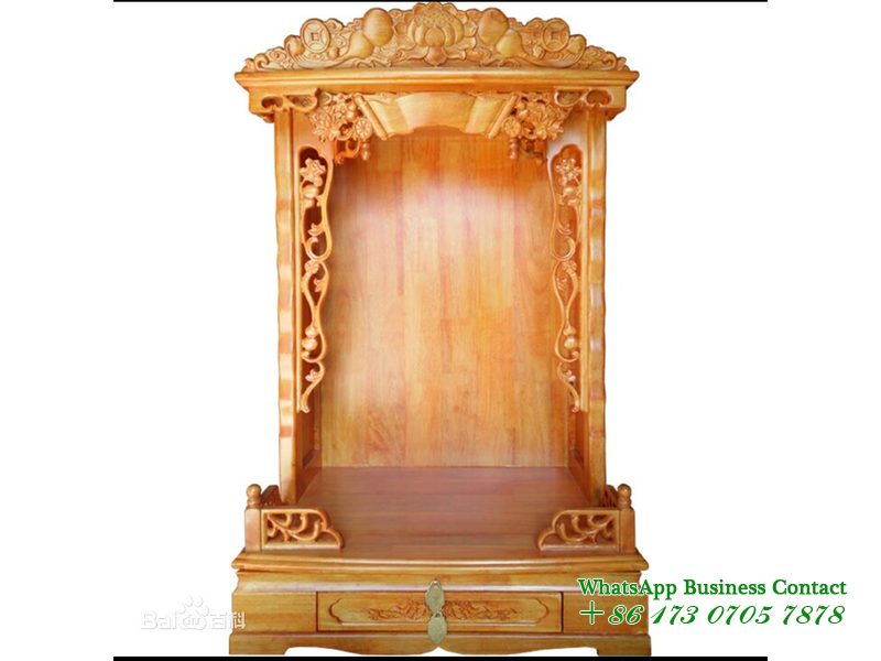 부처님 신당 실제 목재 대