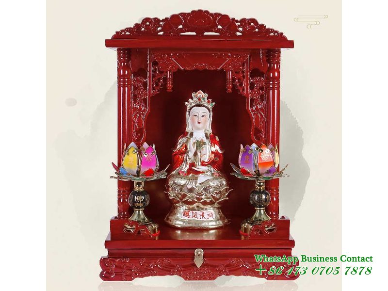 실제 목재 부처님 대