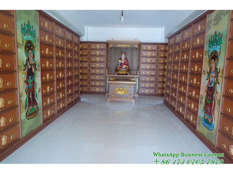 유골 보관실 부처님 보관대