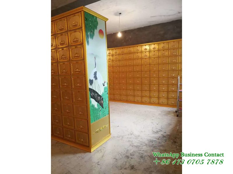 만년당 유골 보관대