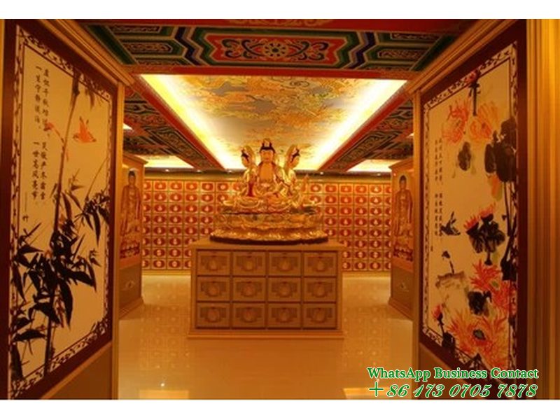 마을 유골당 유골 보관대