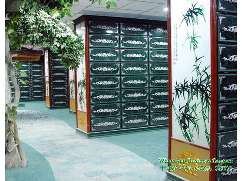 장례 유골함 보관대