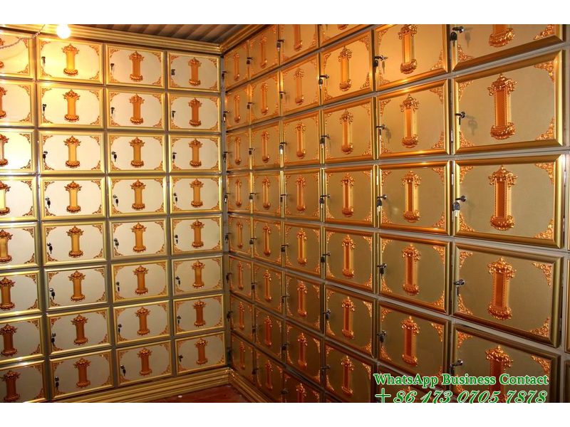 유골 기념당 알루미늄 유골 보관대 격자