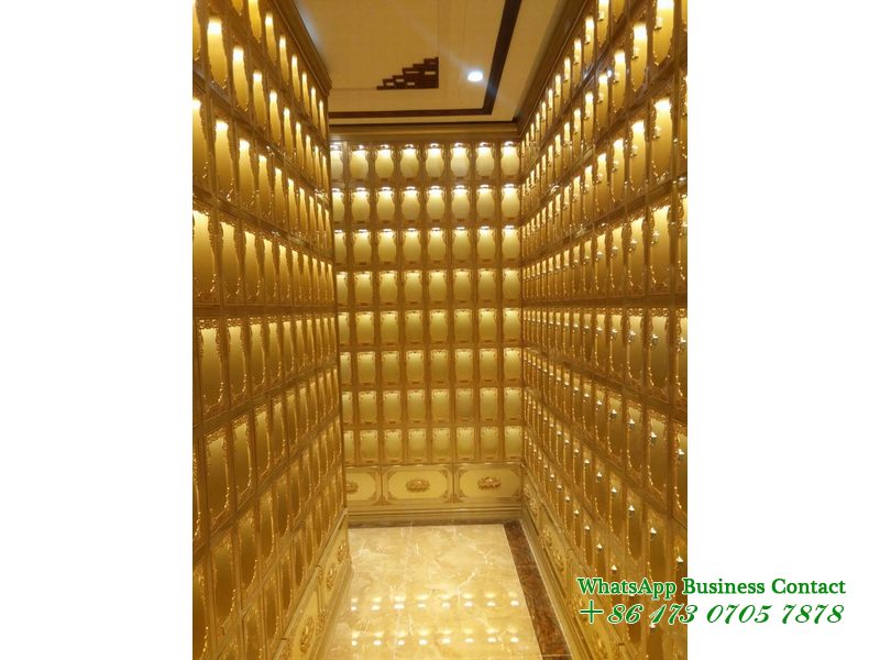 안식당 유골 보관대