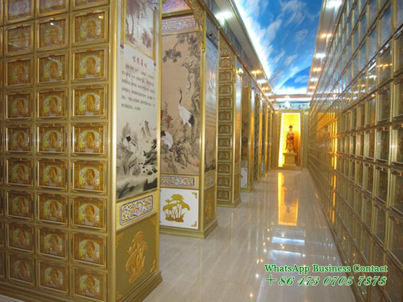 마을 기념당 유골 보관대