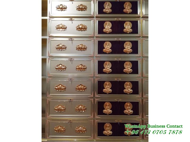 사찰 유골당 공정 보관대