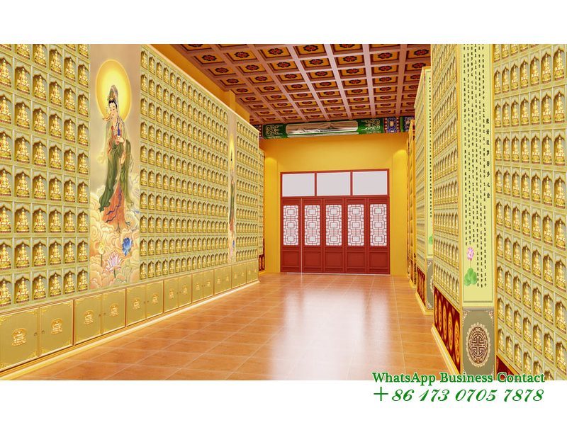 지궁 유골당 천불 벽