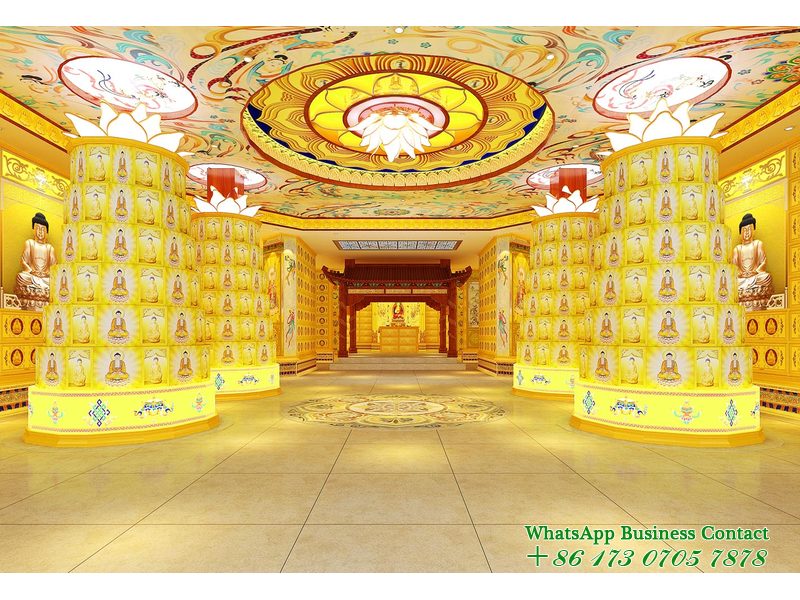 사찰 만불 벽 경위대